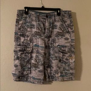 True Religion Isaac Cargo Big T Men’s Shorts